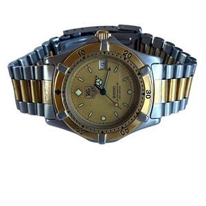 Tag Heuer 2000 Series Two-Tone Men’s Quartz Watch – 36.9mm – 7” Bracelet